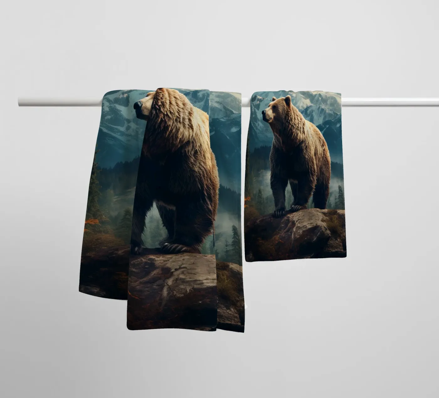 Bear Mountains Handtuch von Mateo