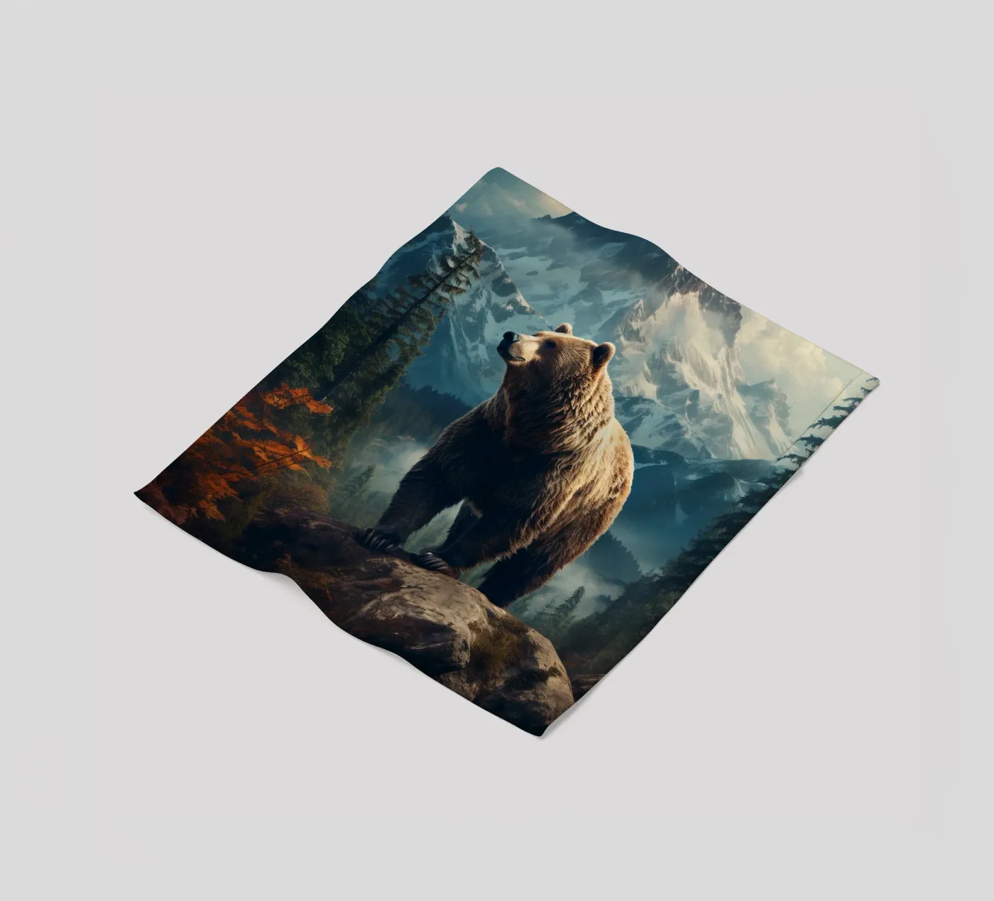 Bear Mountains fleecedeken van Mateo