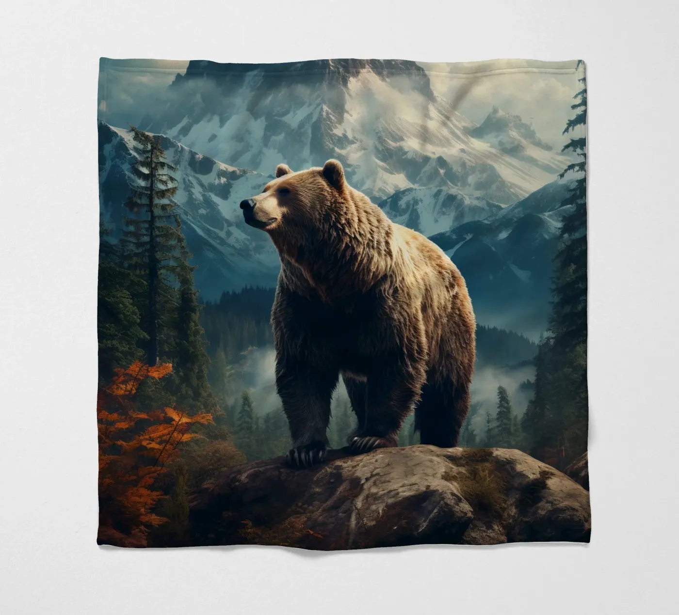 Bear Mountains fleecedeken van Mateo