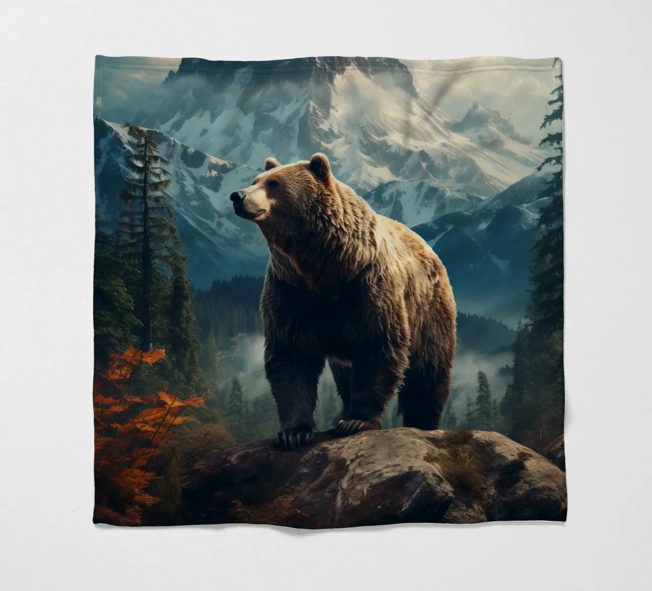 Bear Mountains fleecedeken van Mateo