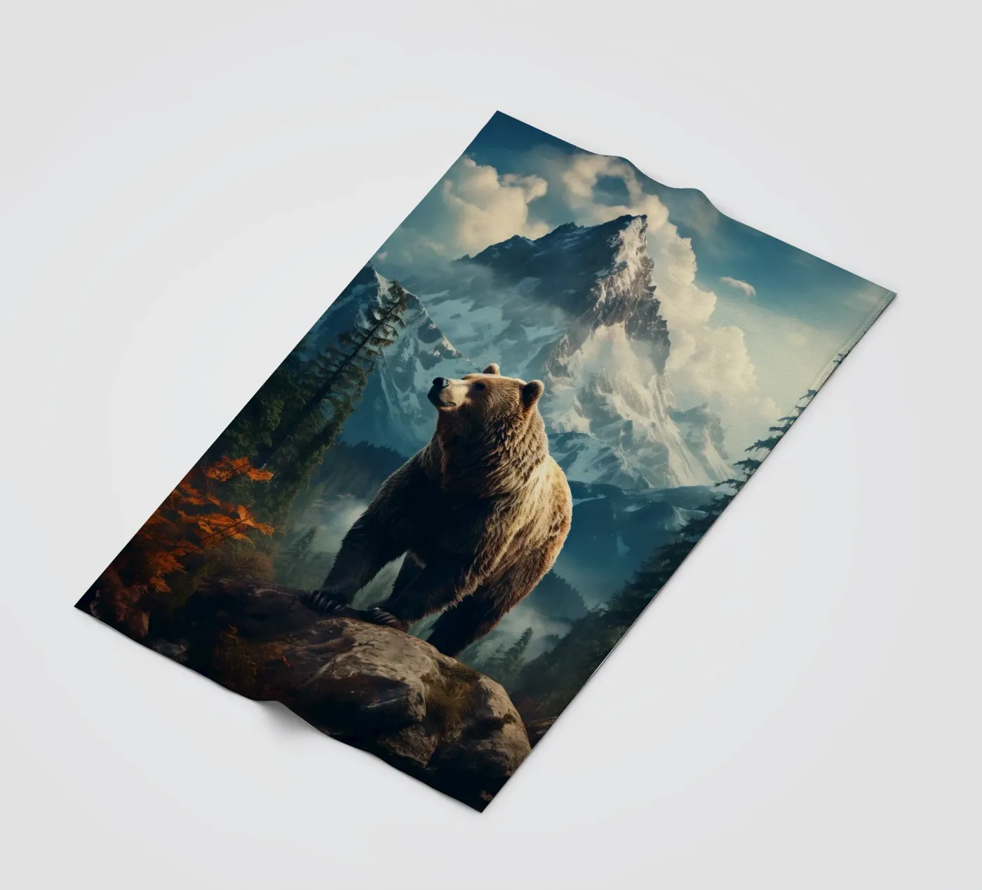 Bear Mountains fleecedeken van Mateo