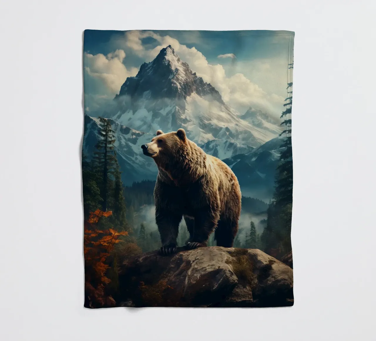 Bear Mountains fleecedeken van Mateo