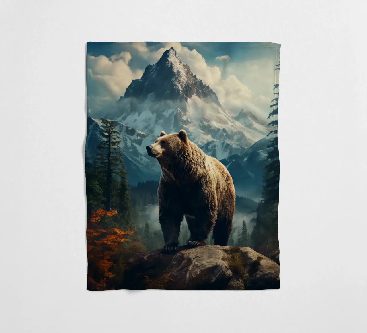 Bear Mountains fleecedeken van Mateo