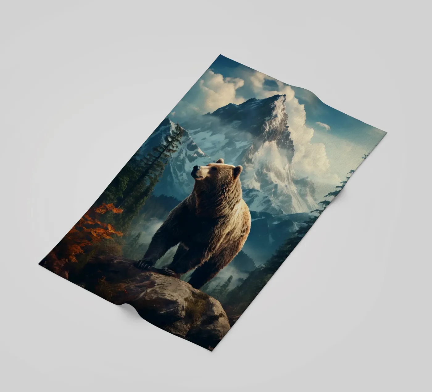 Bear Mountains strandhanddoek van Mateo