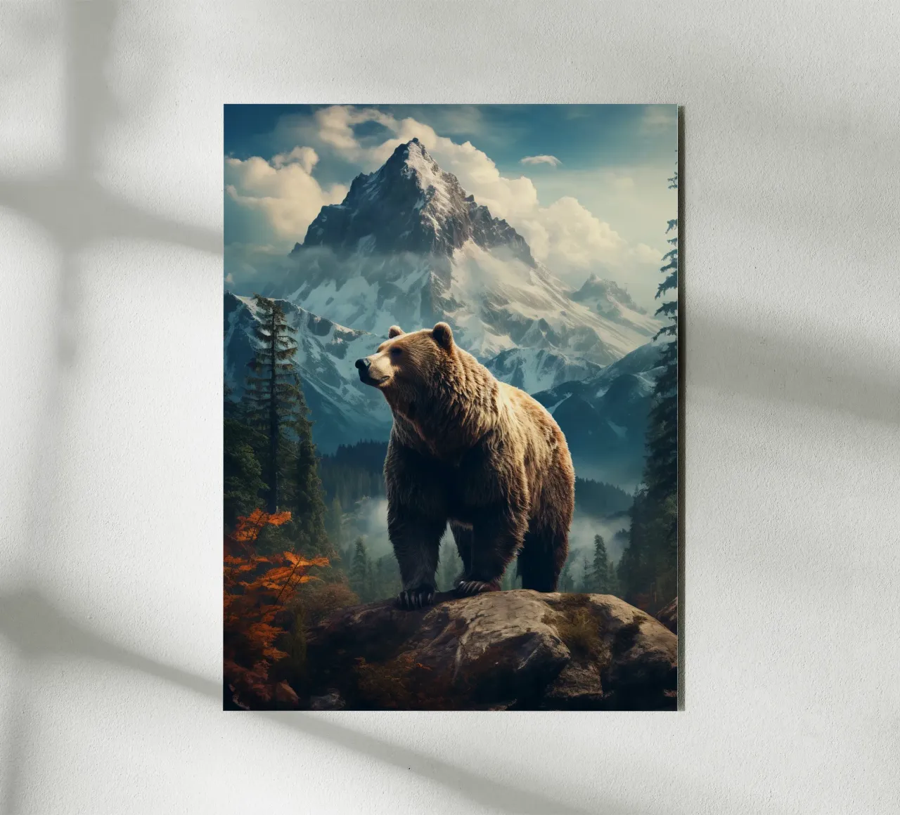 Bear Mountains alluminio dibond da Mateo