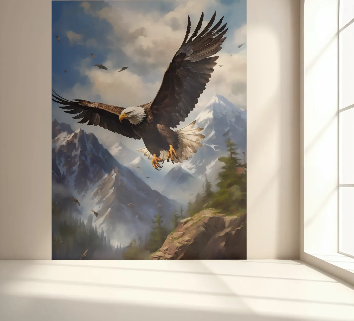 Eagle Mountains fotobehang van Mateo
