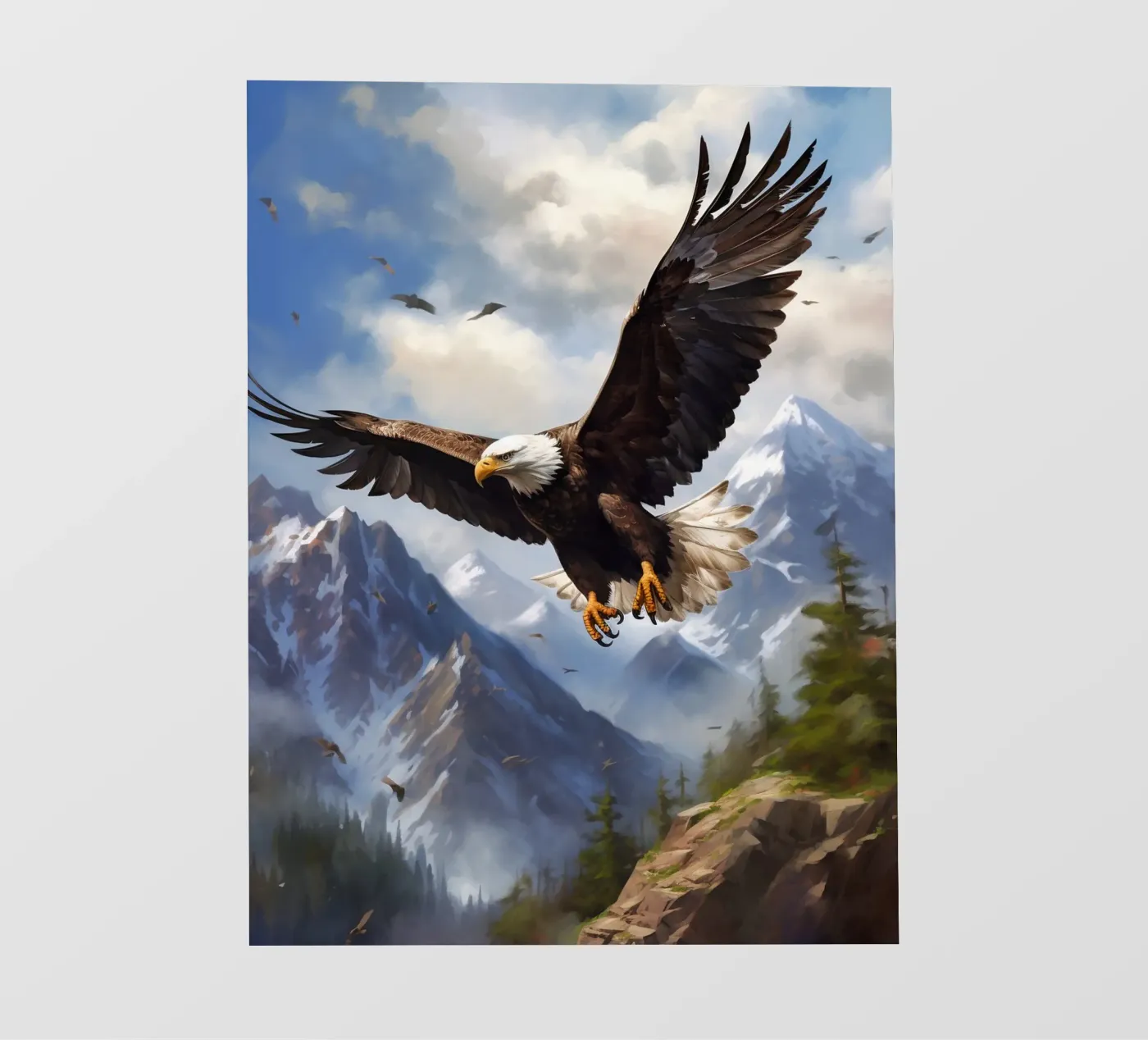 Eagle Mountains fotobehang van Mateo