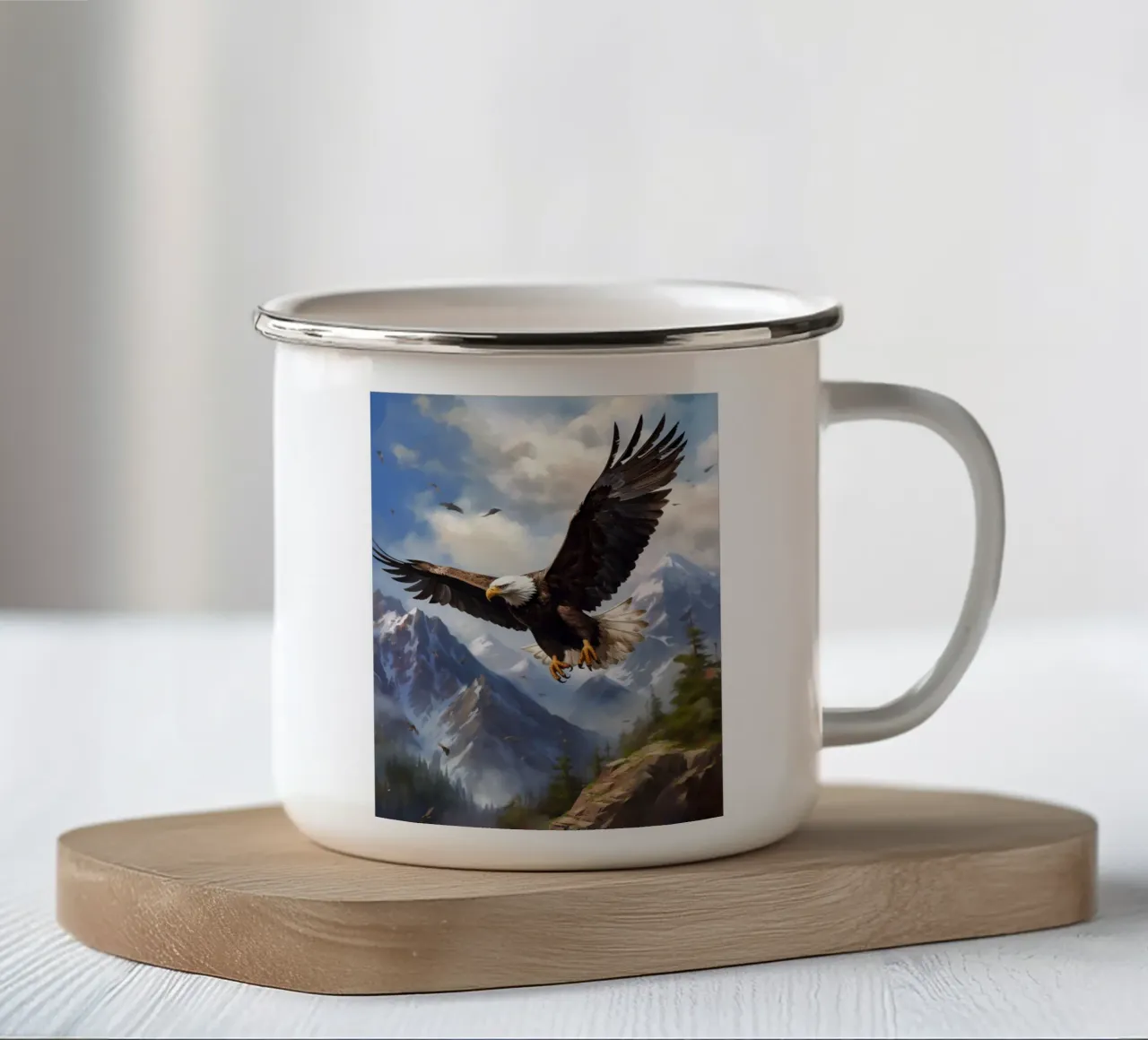 Eagle Mountains tazza in smalto da Mateo