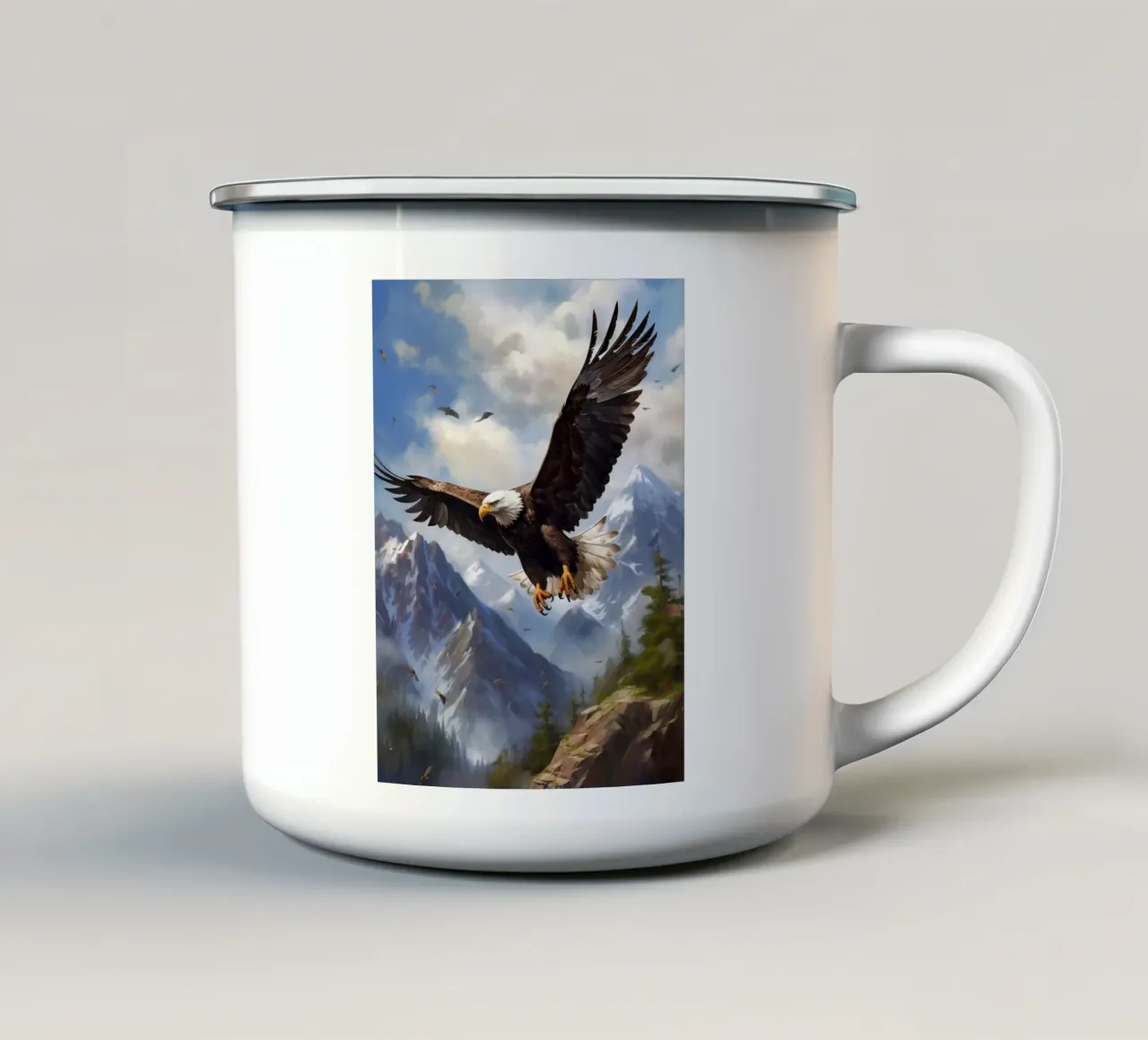 Eagle Mountains tazza in smalto da Mateo