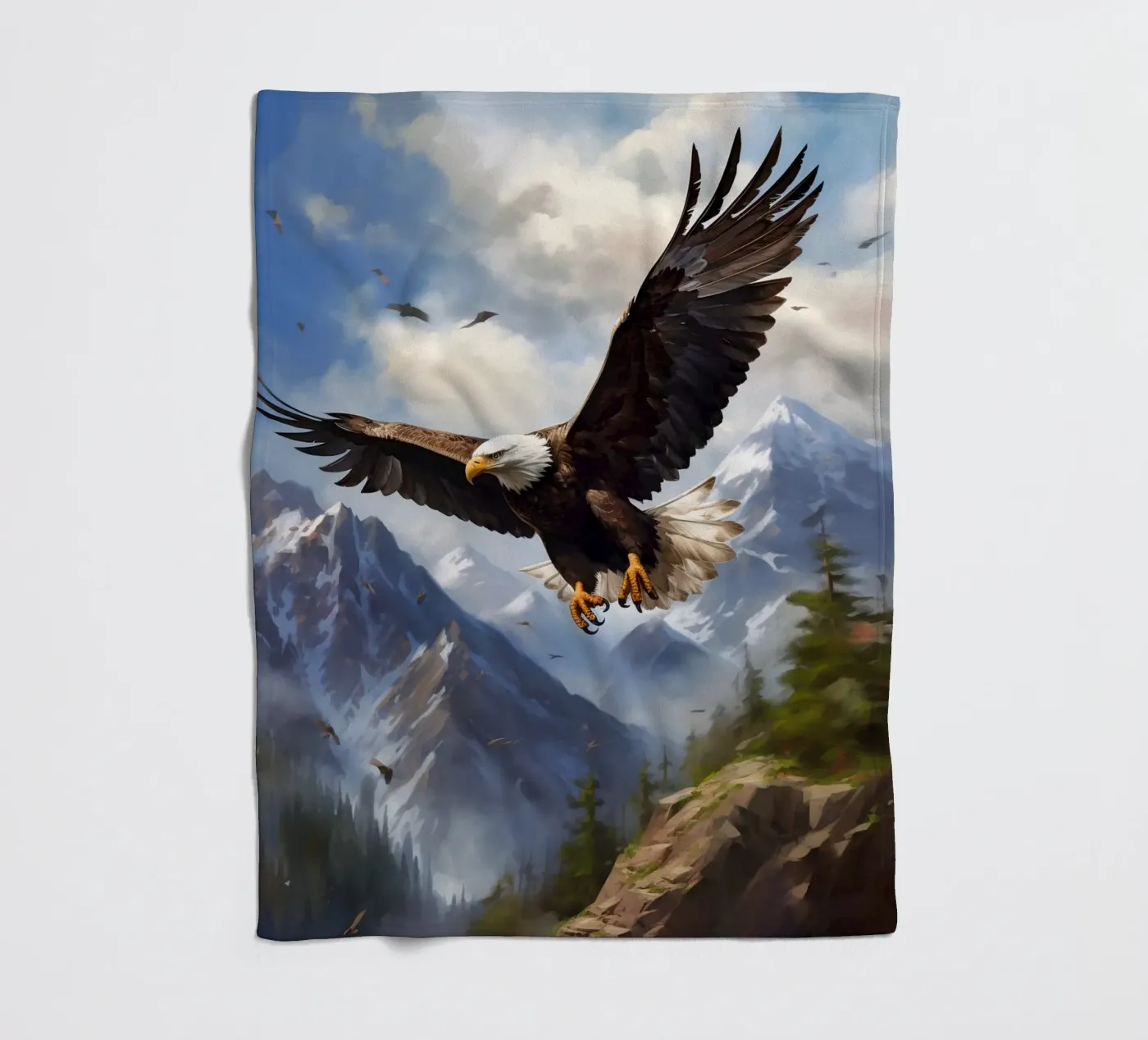 Eagle Mountains Fleecedecke von Mateo