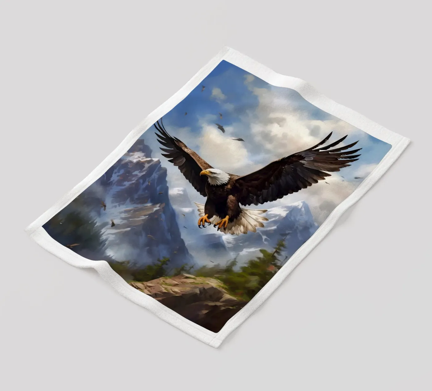 Eagle Mountains Fleecedecke von Mateo