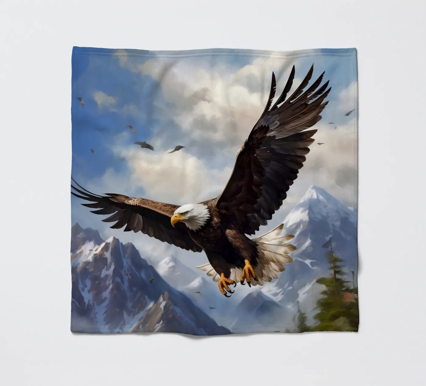 Eagle Mountains Fleecedecke von Mateo