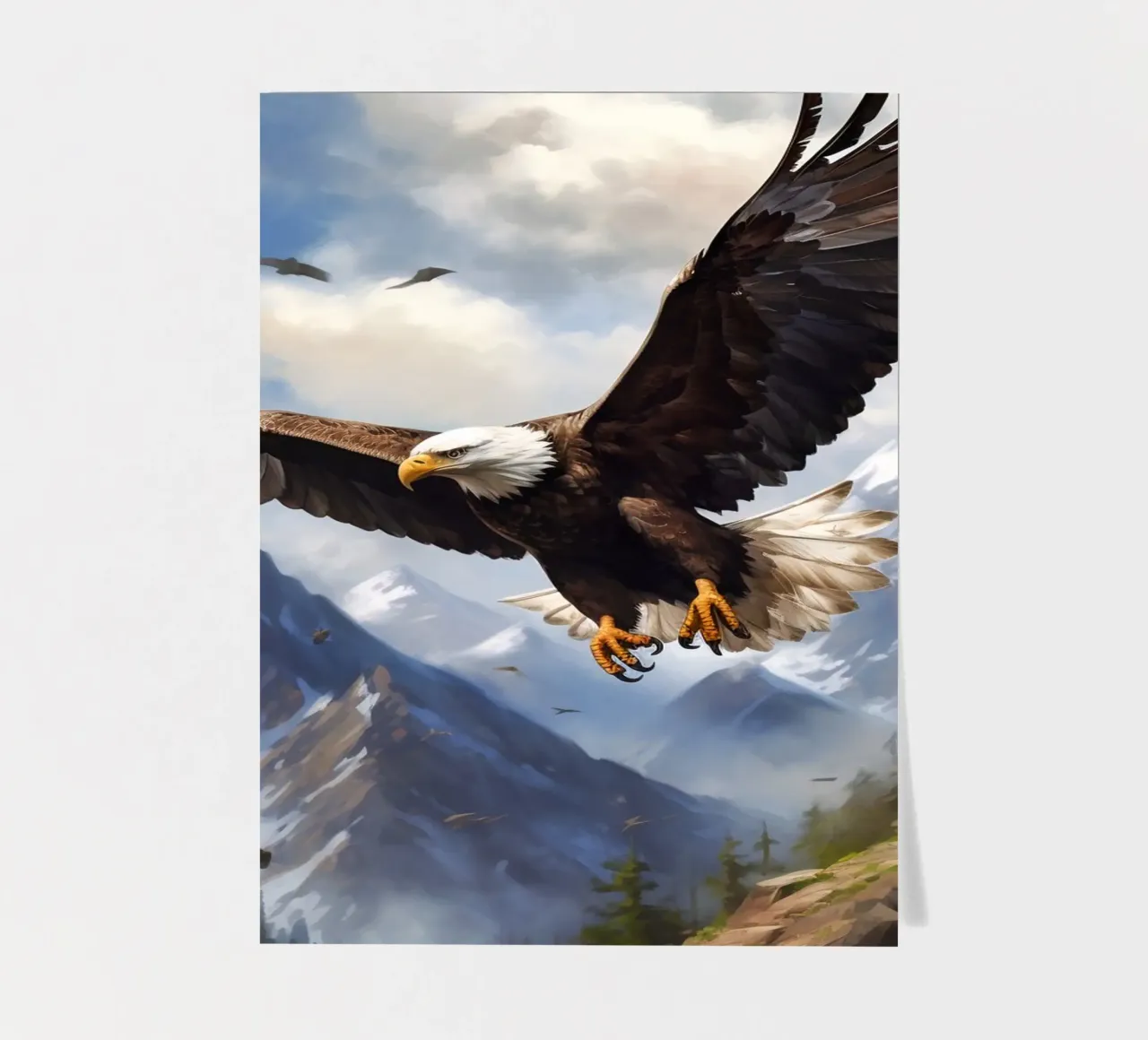 Eagle Mountains sticker sheet by Mateo