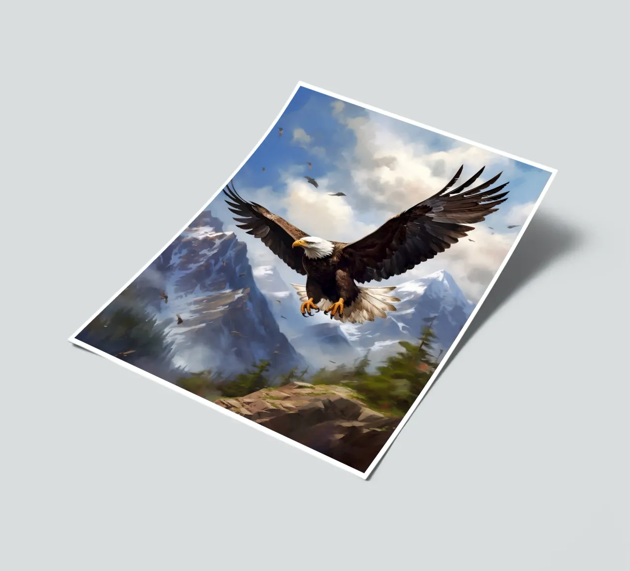 Eagle Mountains sticker sheet by Mateo