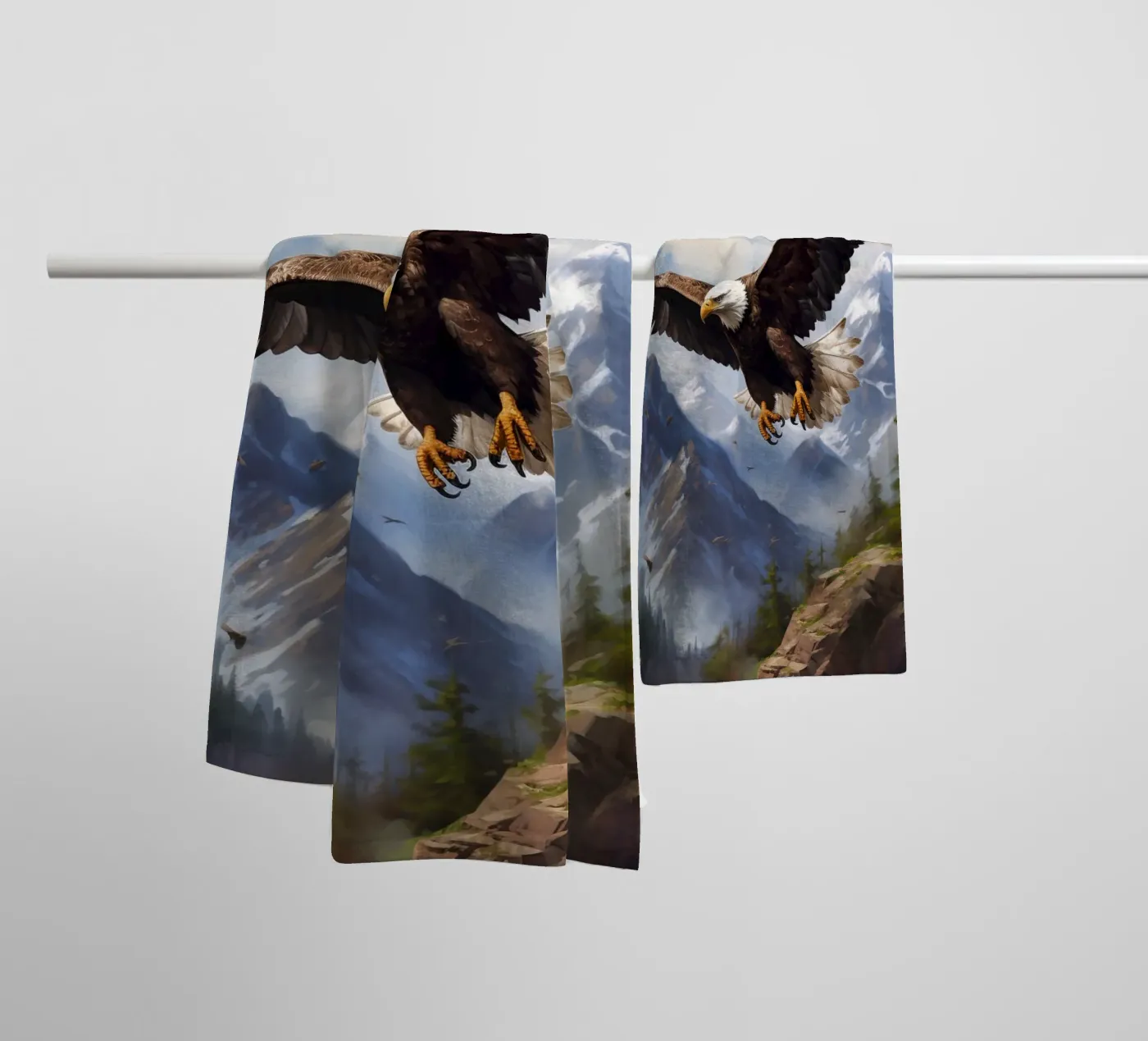 Eagle Mountains towel by Mateo