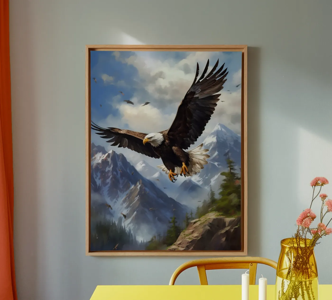 Eagle Mountains canvas by Mateo