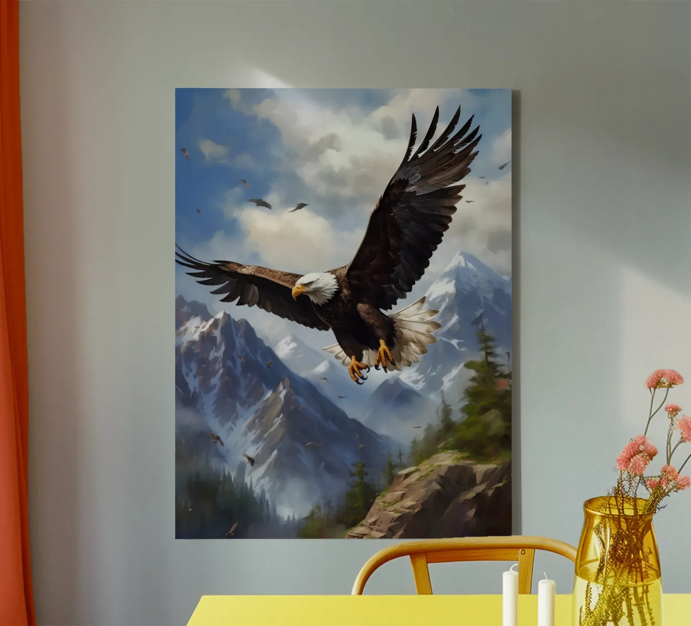 Eagle Mountains canvas by Mateo