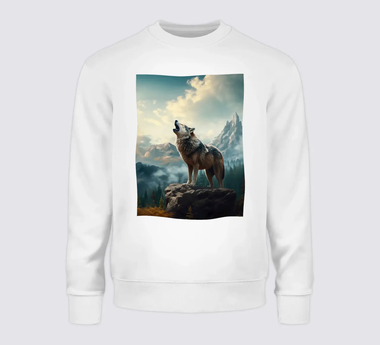 Wolf Mountains felpa da Mateo