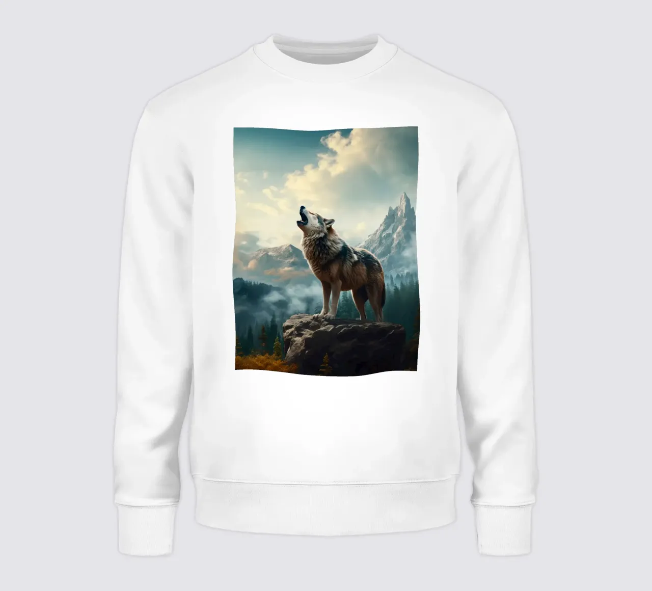 Wolf Mountains felpa da Mateo