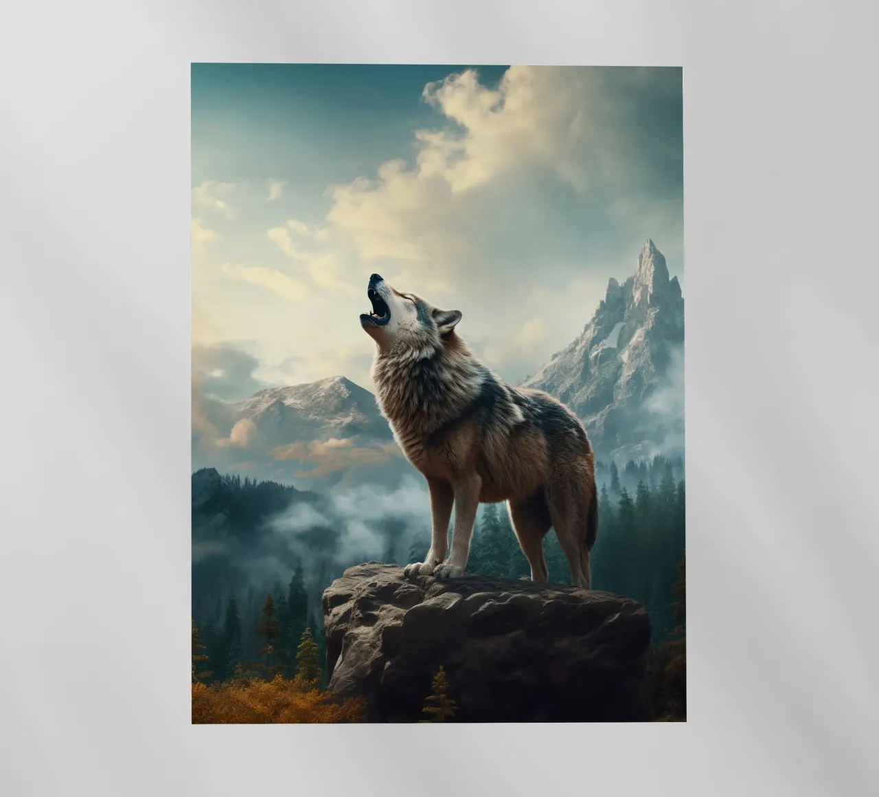 Wolf Mountains pellicola backlit da Mateo