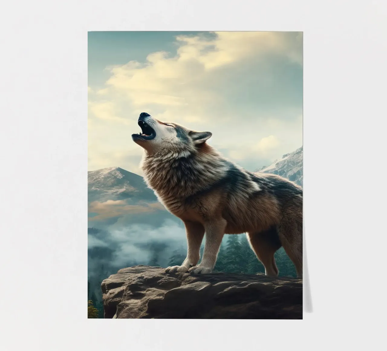 Wolf Mountains sticker sheet by Mateo