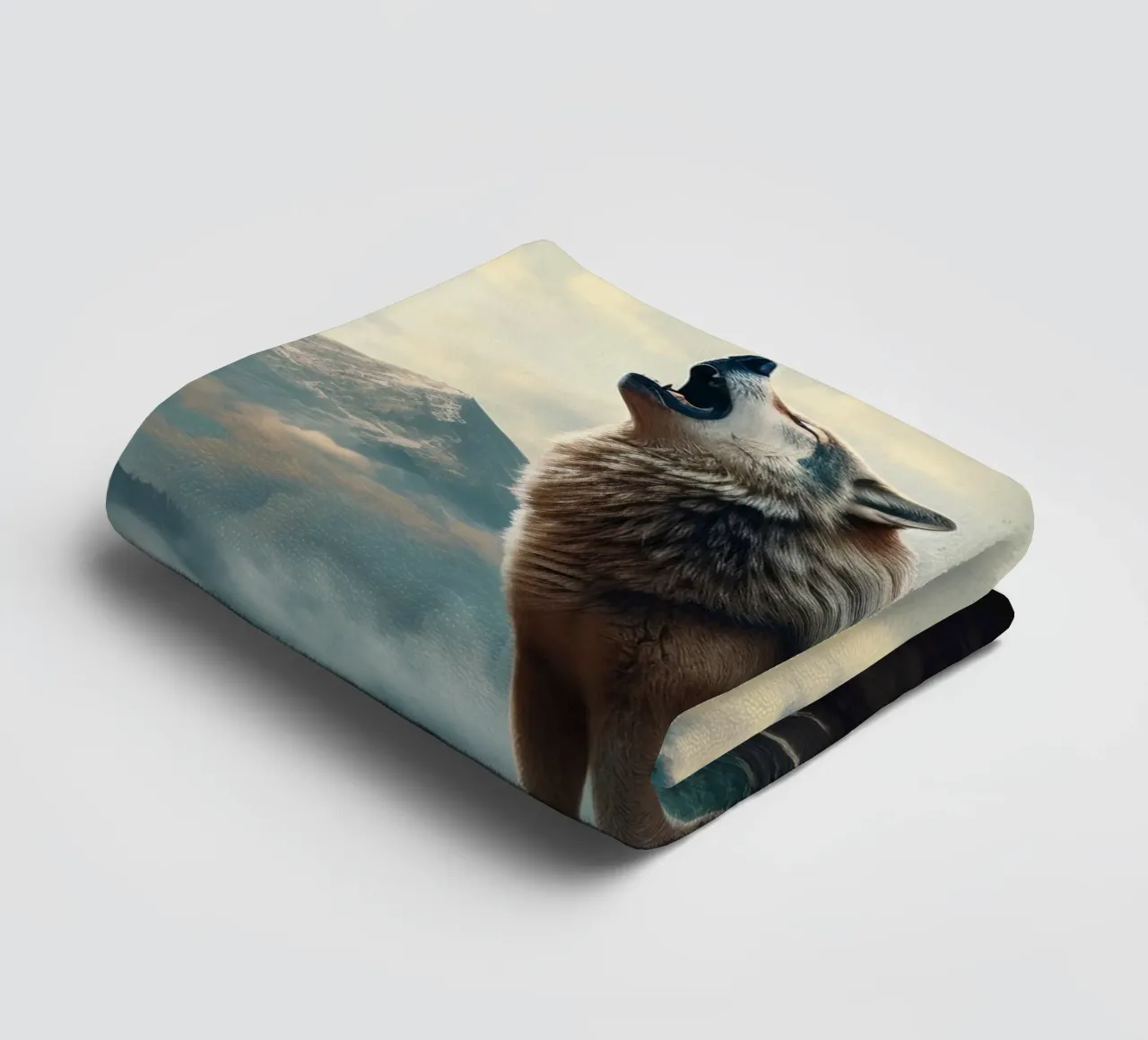 Wolf Mountains badhanddoek van Mateo