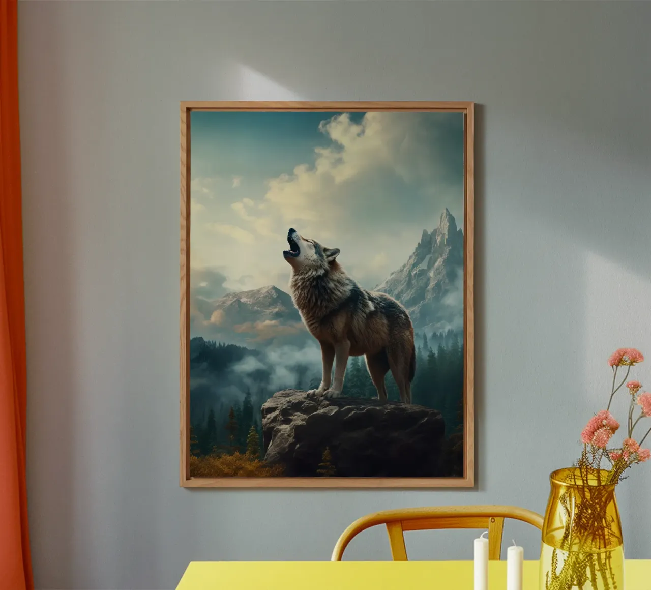 Wolf Mountains alluminio dibond da Mateo