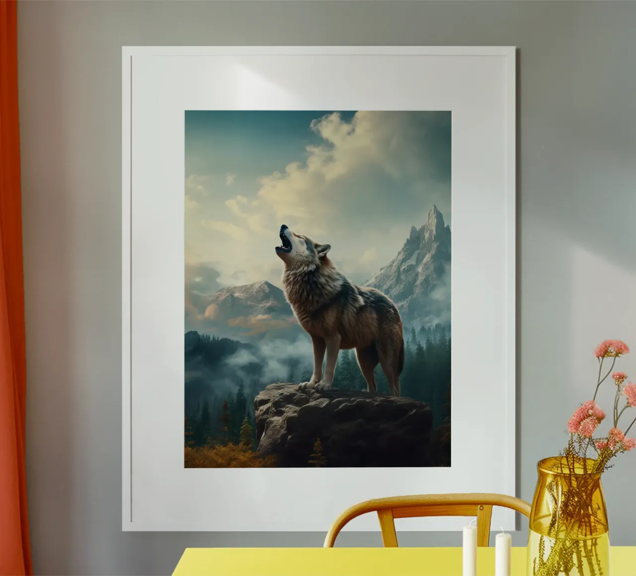 Wolf Mountains poster da Mateo