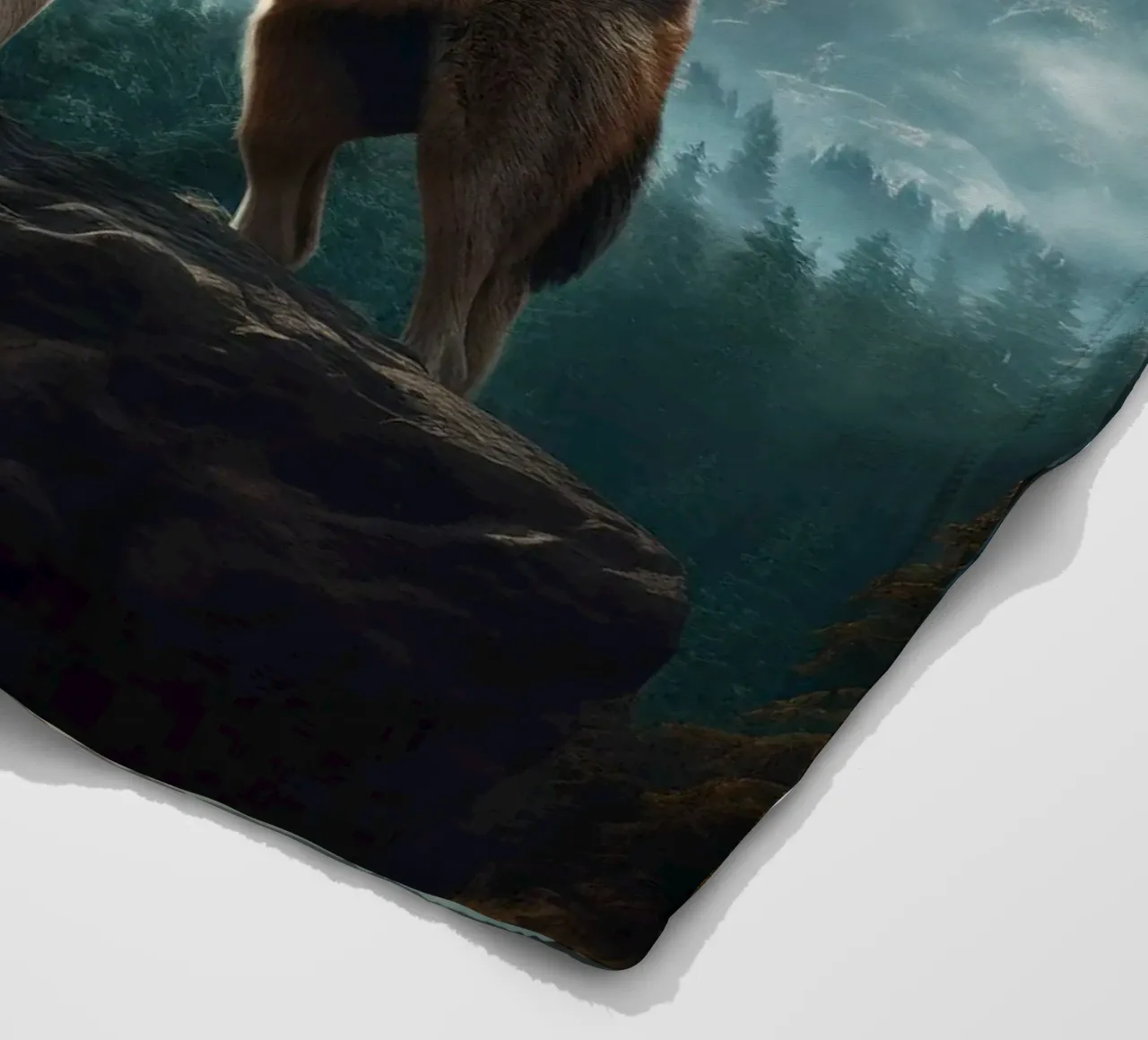 Wolf Mountains fleecedeken van Mateo