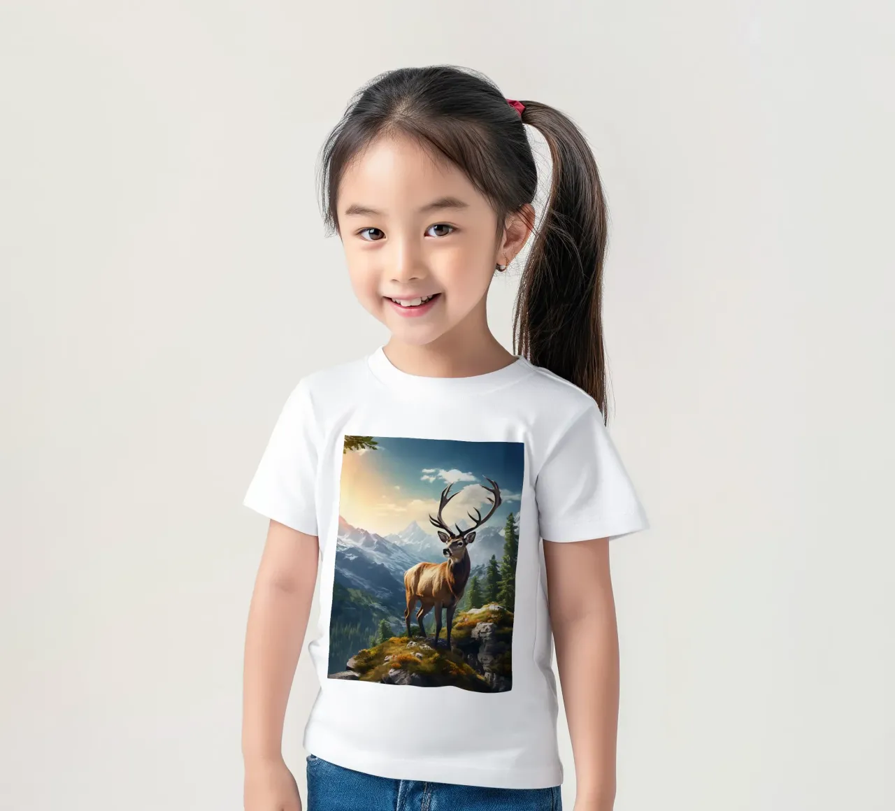Deer Mountains t-shirt bambini da Mateo
