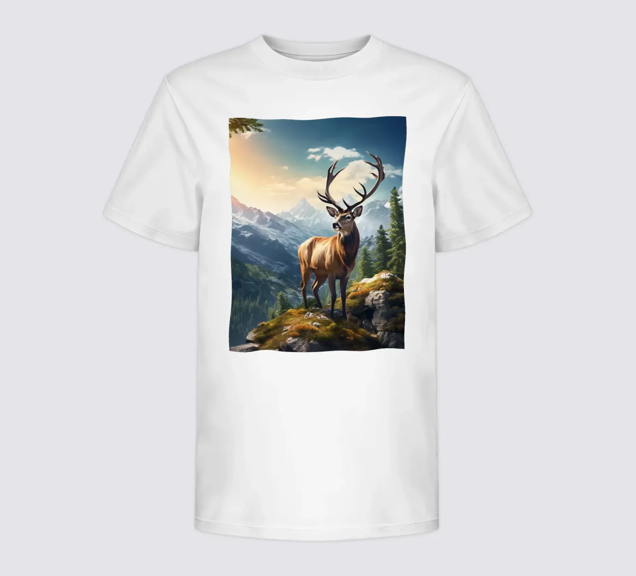 Deer Mountains t-shirt bambini da Mateo