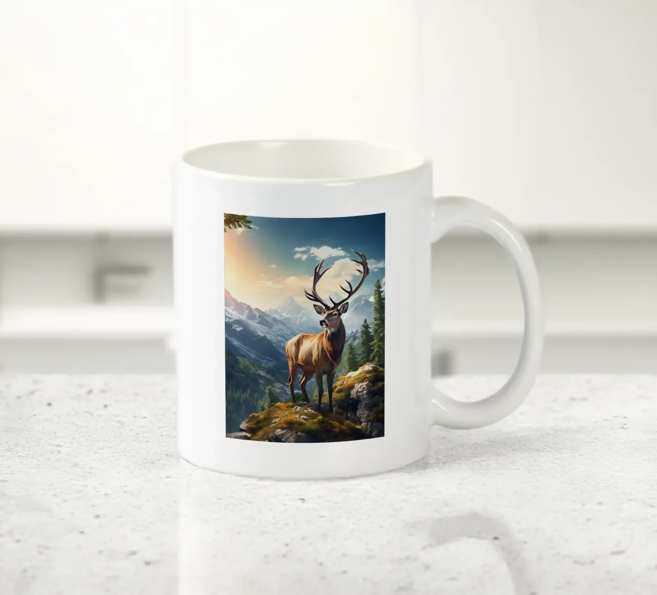 Deer Mountains tazza in ceramica da Mateo