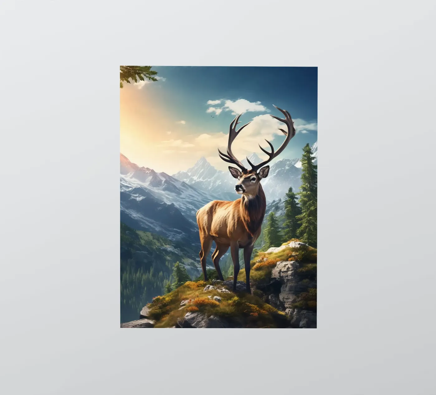 Deer Mountains sticker by Mateo