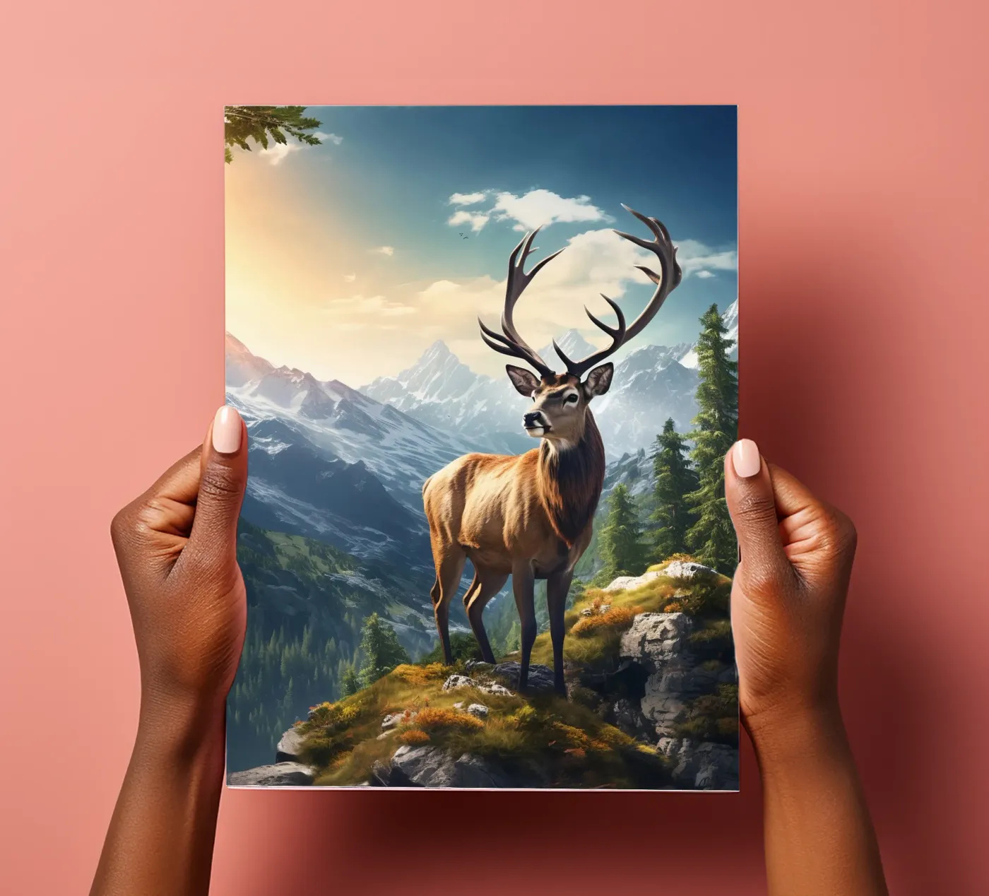 Deer Mountains sticker sheet by Mateo
