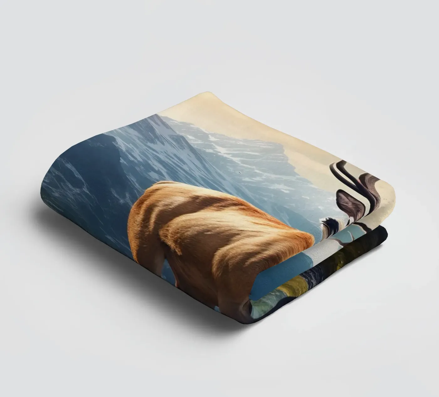 Deer Mountains badhanddoek van Mateo