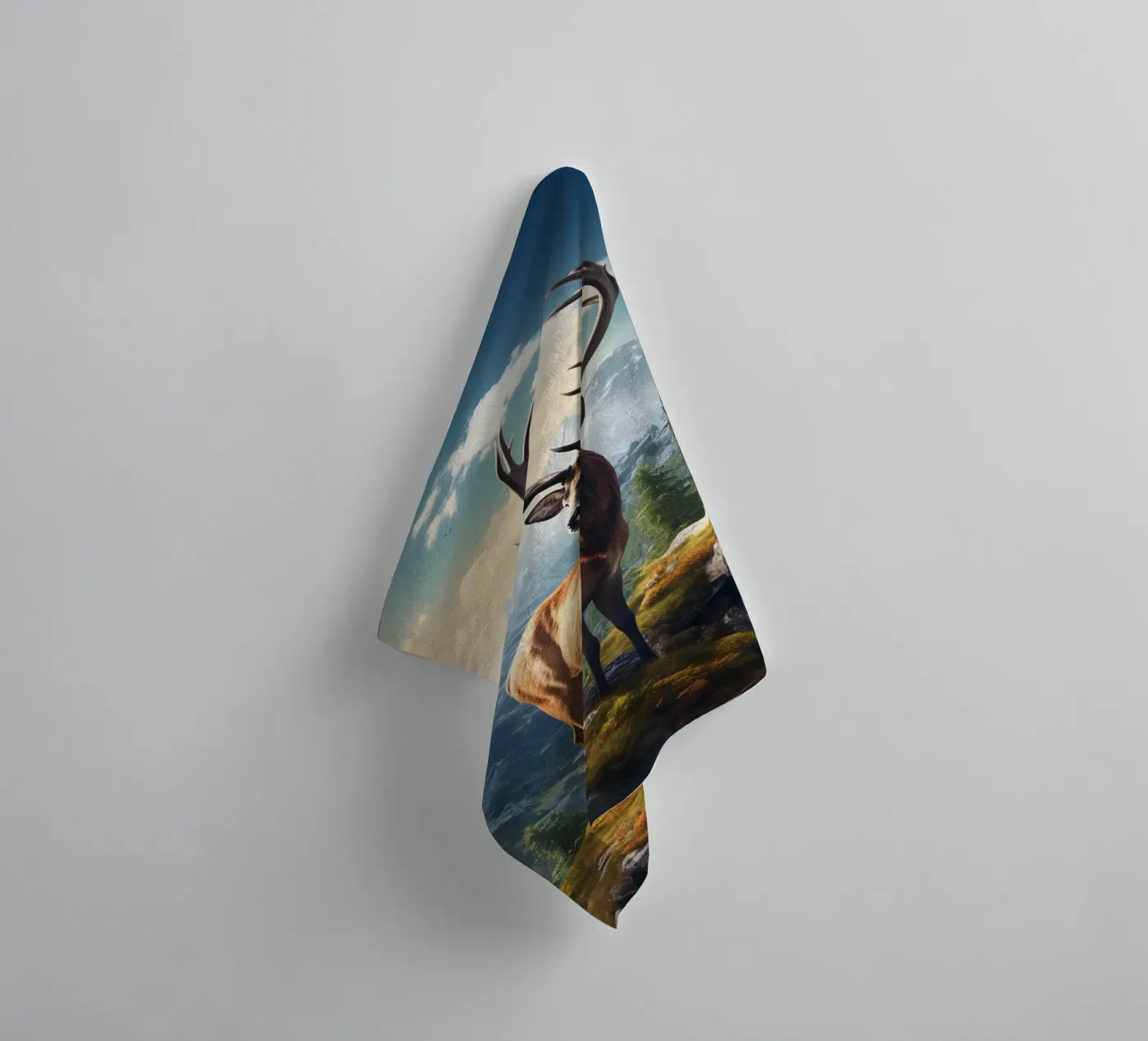 Deer Mountains badhanddoek van Mateo