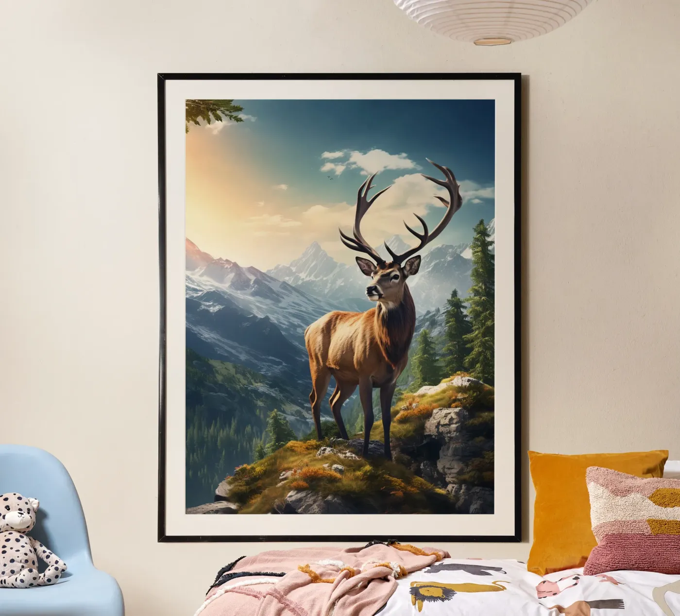 Deer Mountains poster by Mateo