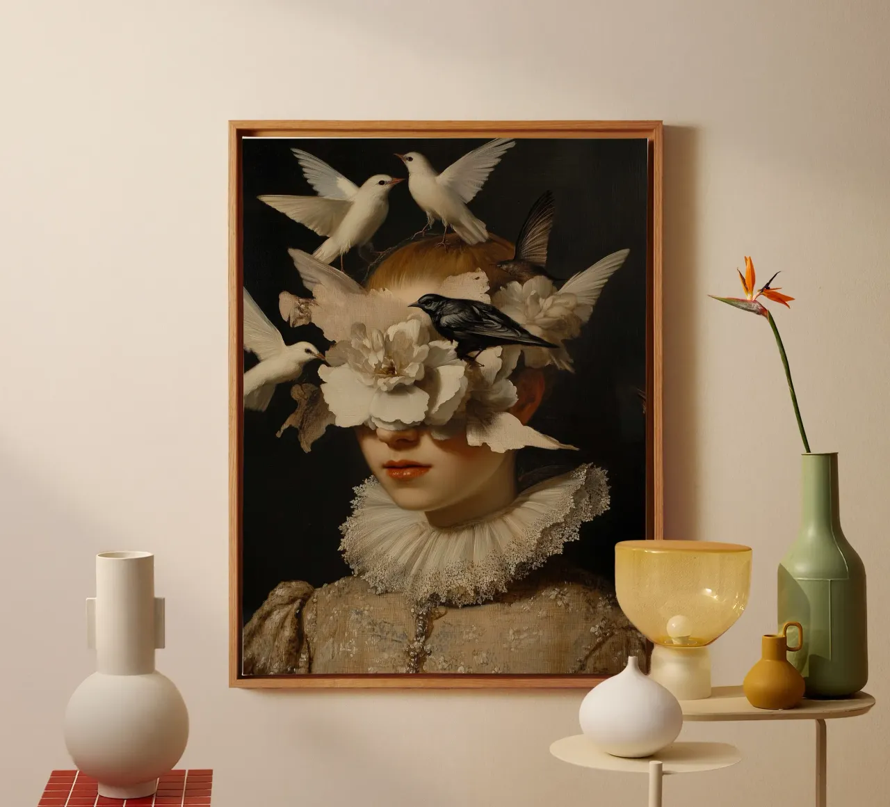 Quiet Bloom tela con Cornice a cassetta da Dikhotomy