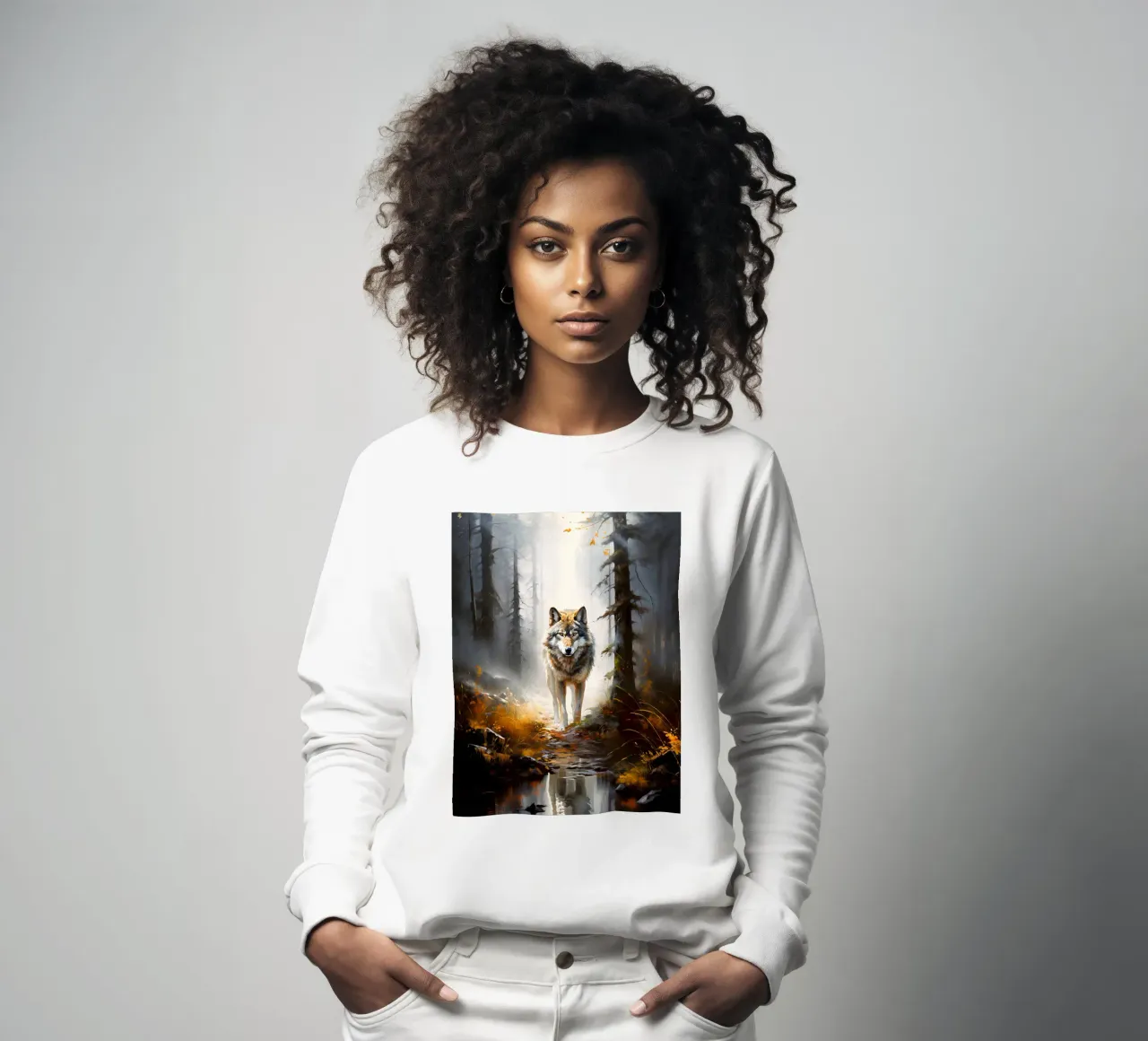 Wolf Forest felpa da Mateo