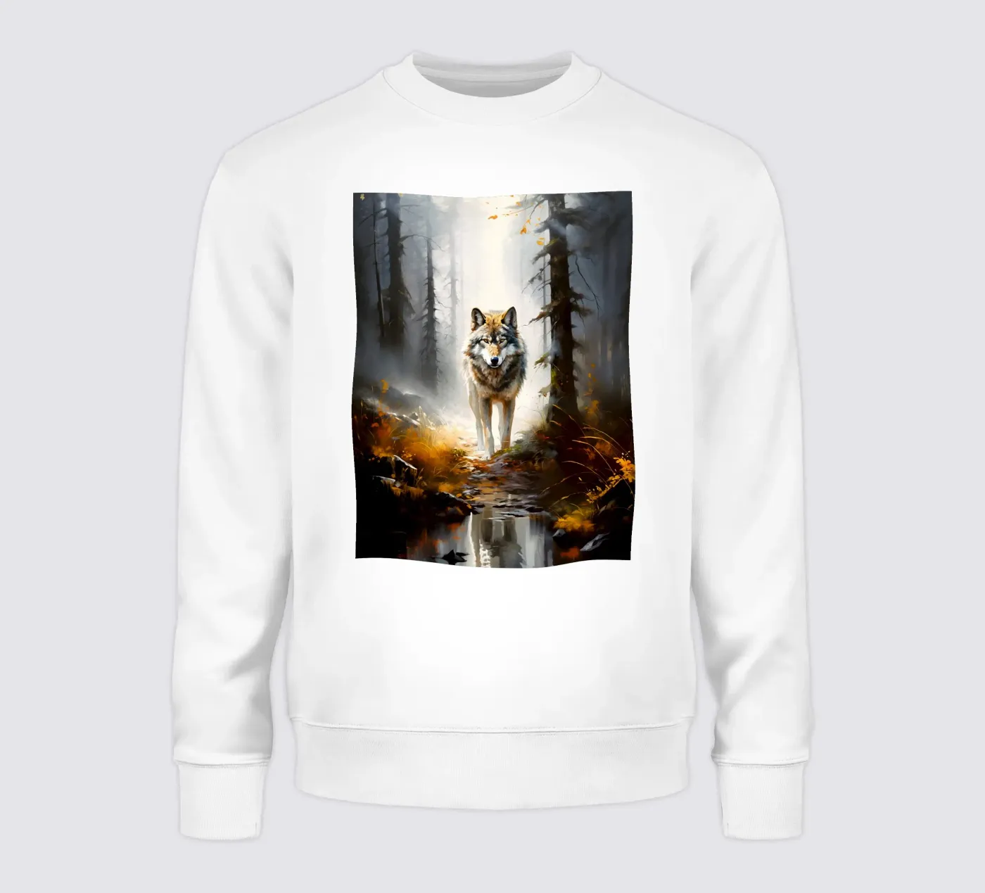 Wolf Forest Sweatshirt von Mateo