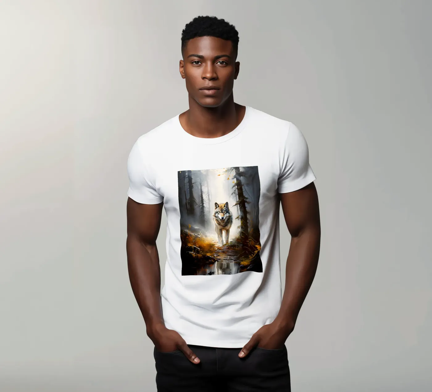 Wolf Forest t-shirt van Mateo