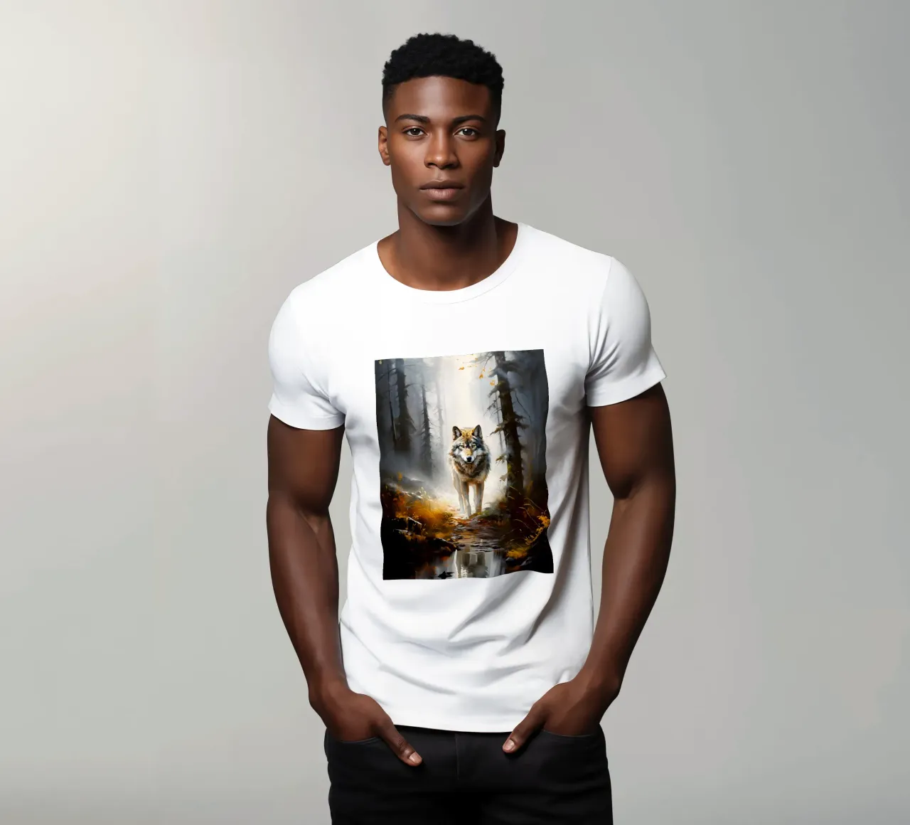 Wolf Forest t-shirt by Mateo