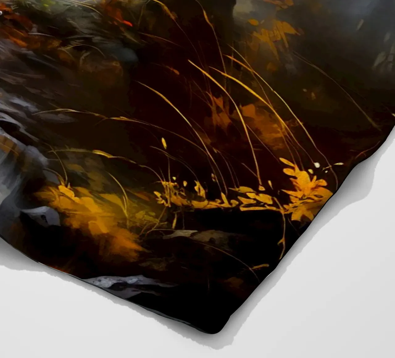 Wolf Forest Fleecedecke von Mateo