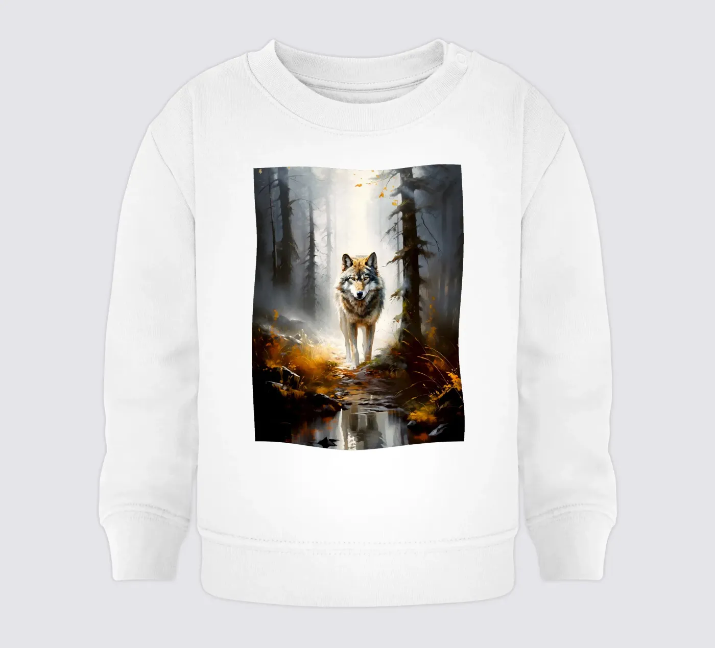 Wolf Forest felpa neonato da Mateo