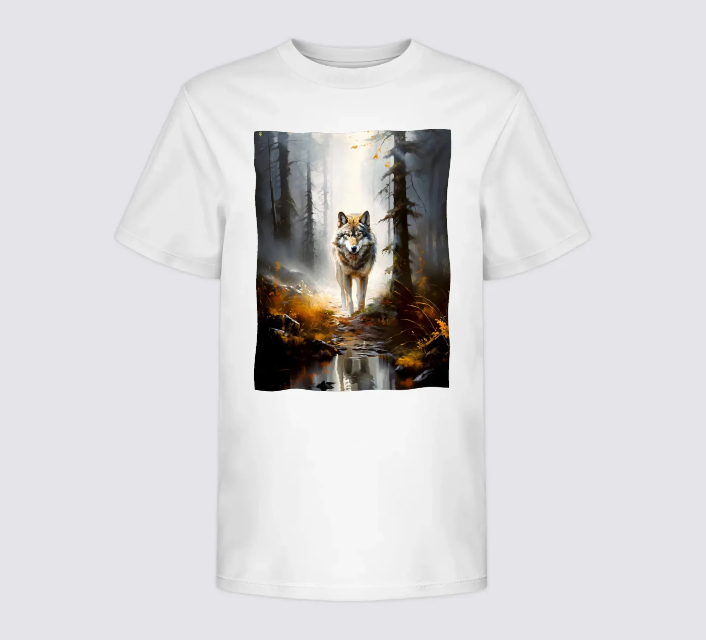 Wolf Forest Kinder T-Shirt von Mateo