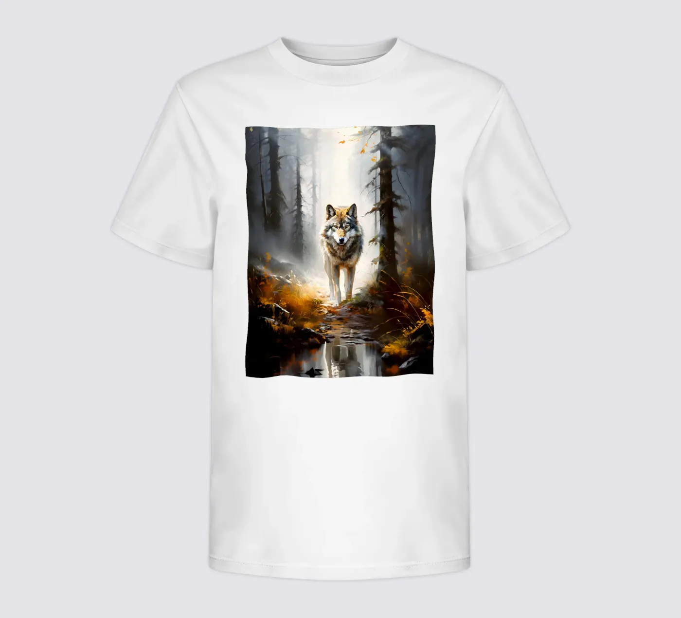 Wolf Forest kinder t-shirt van Mateo