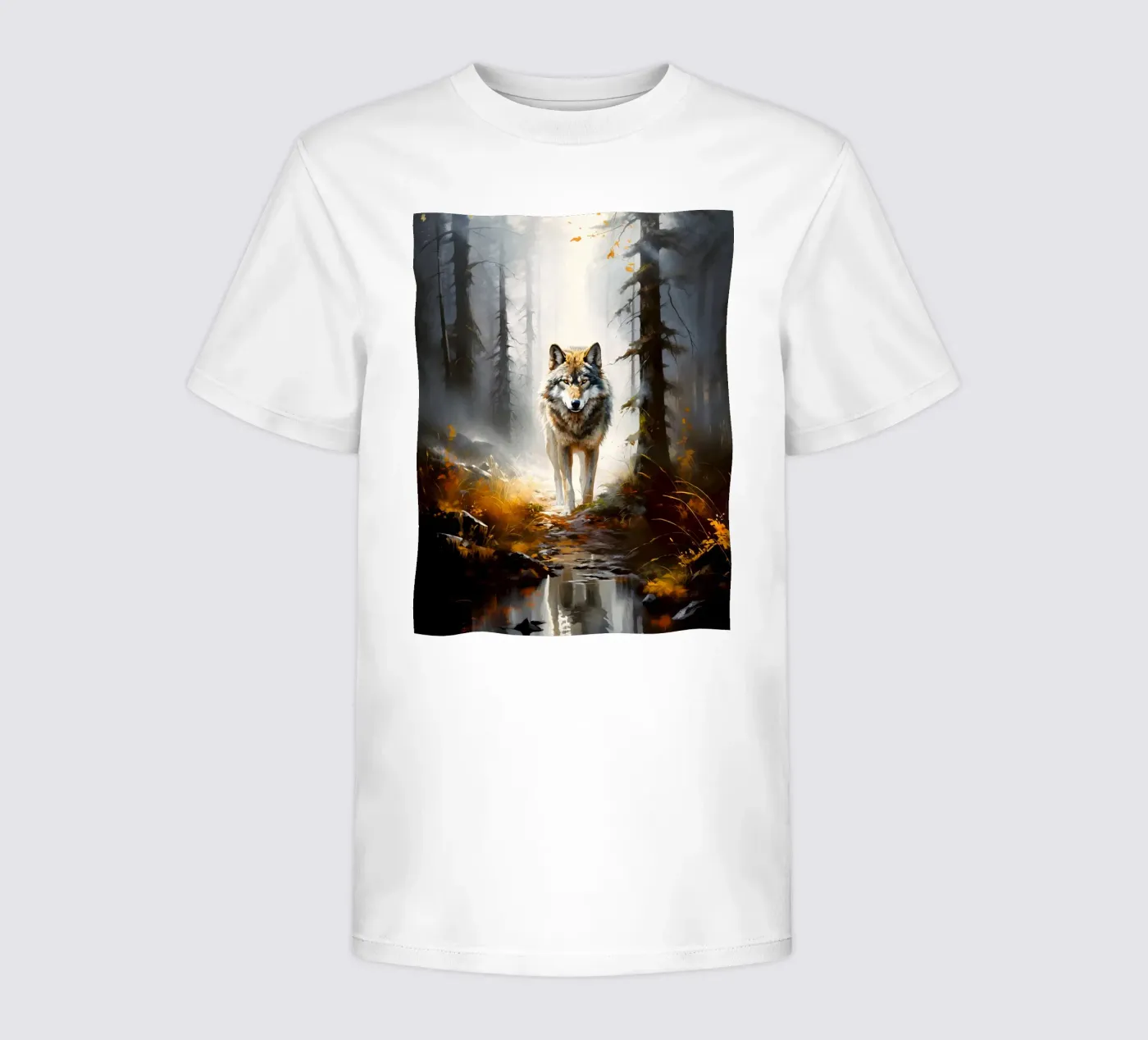 Wolf Forest Kinder T-Shirt von Mateo