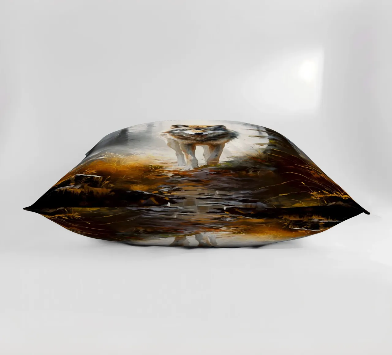 Wolf Forest decorative cushion by Mateo