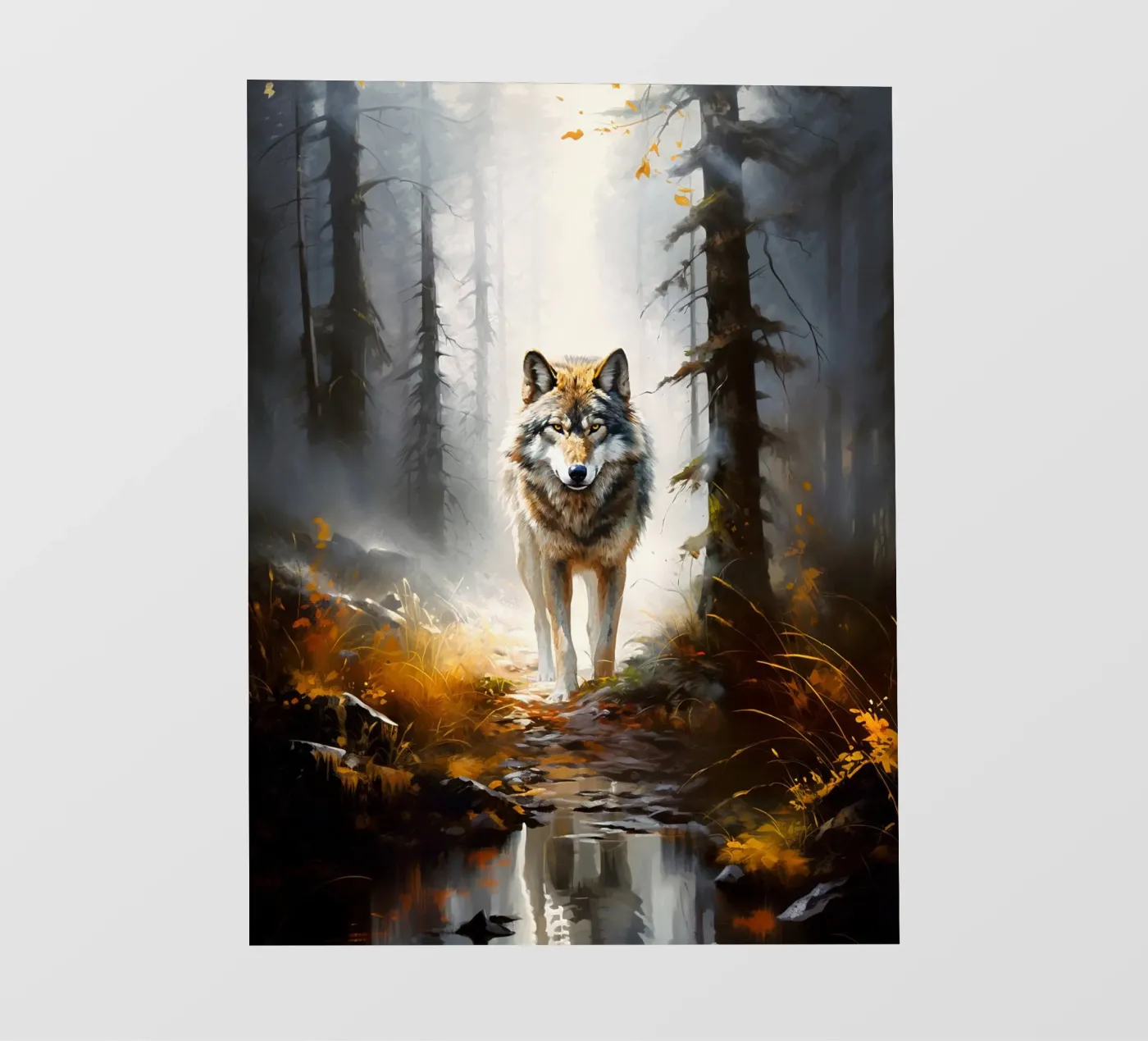 Wolf Forest backlit film by Mateo