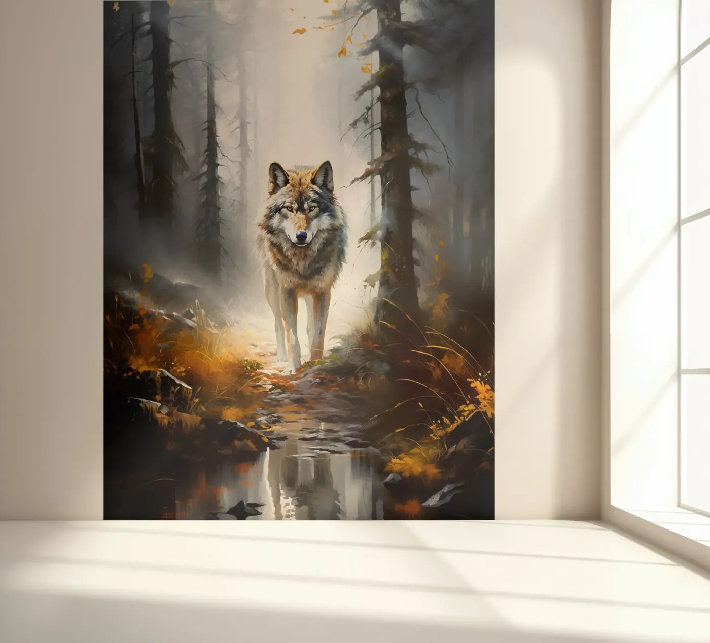 Wolf Forest Fototapete von Mateo